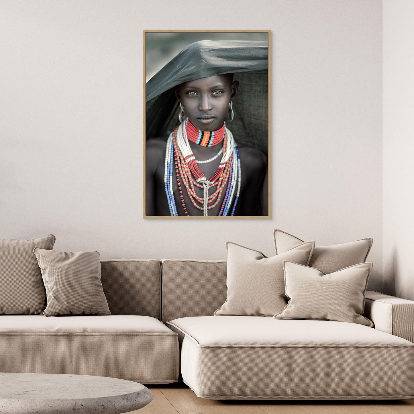 Arbore tribes girl by Trevor Cole