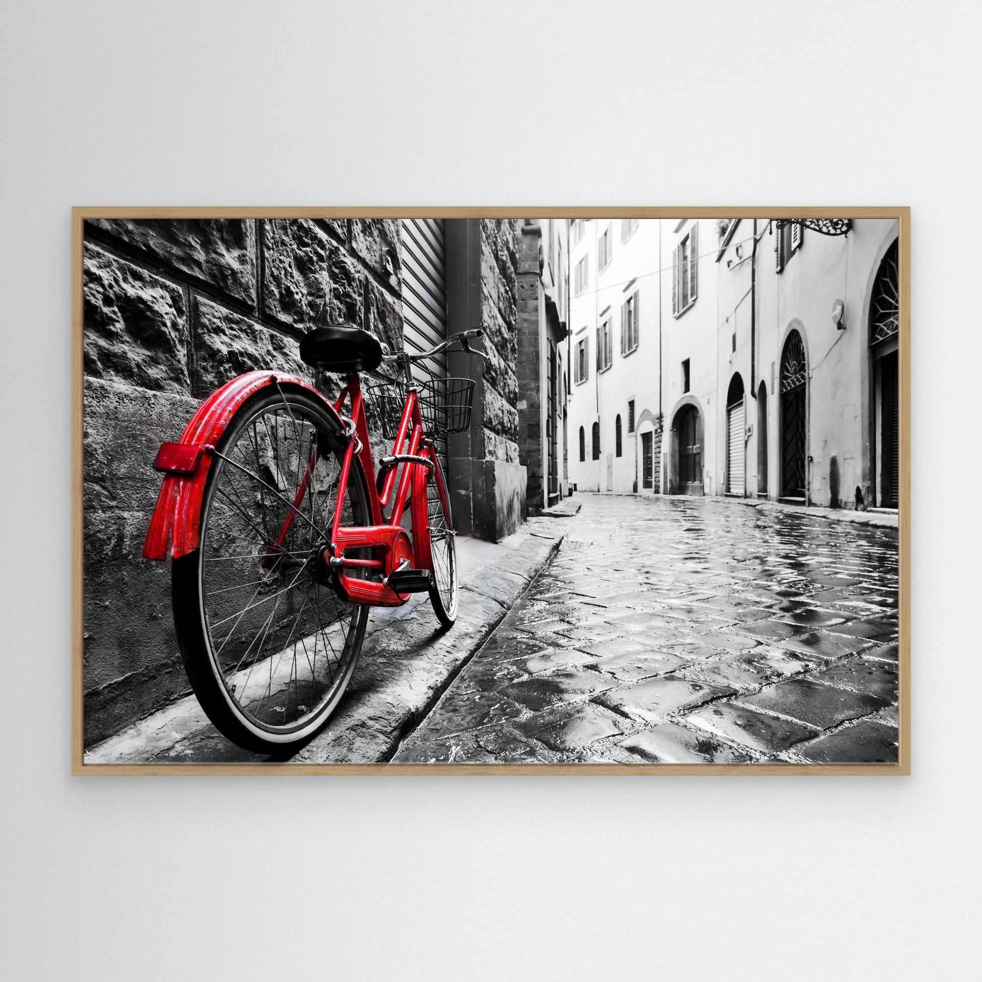 Red bicycle