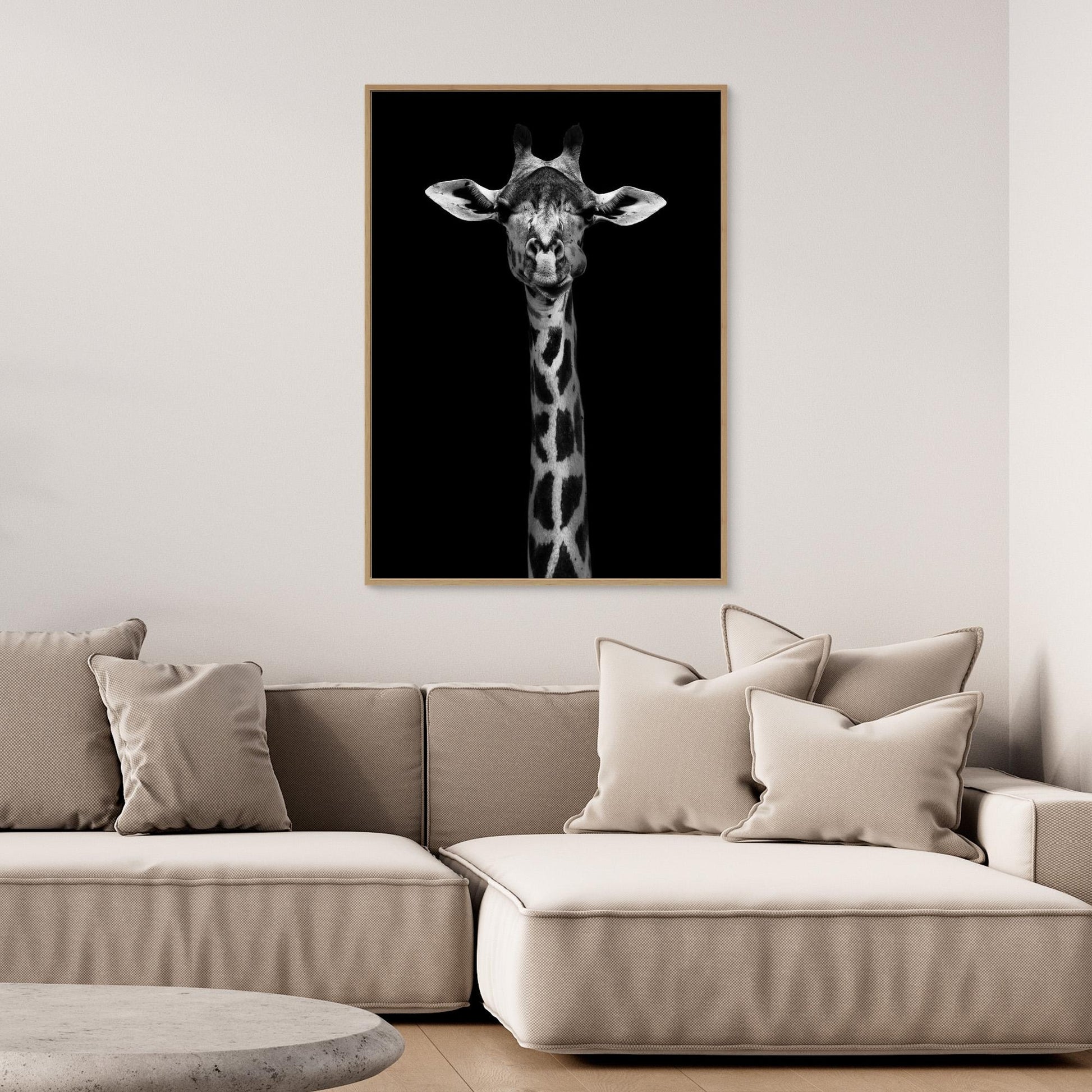 Giraffe Portrait by Wild Photo Art