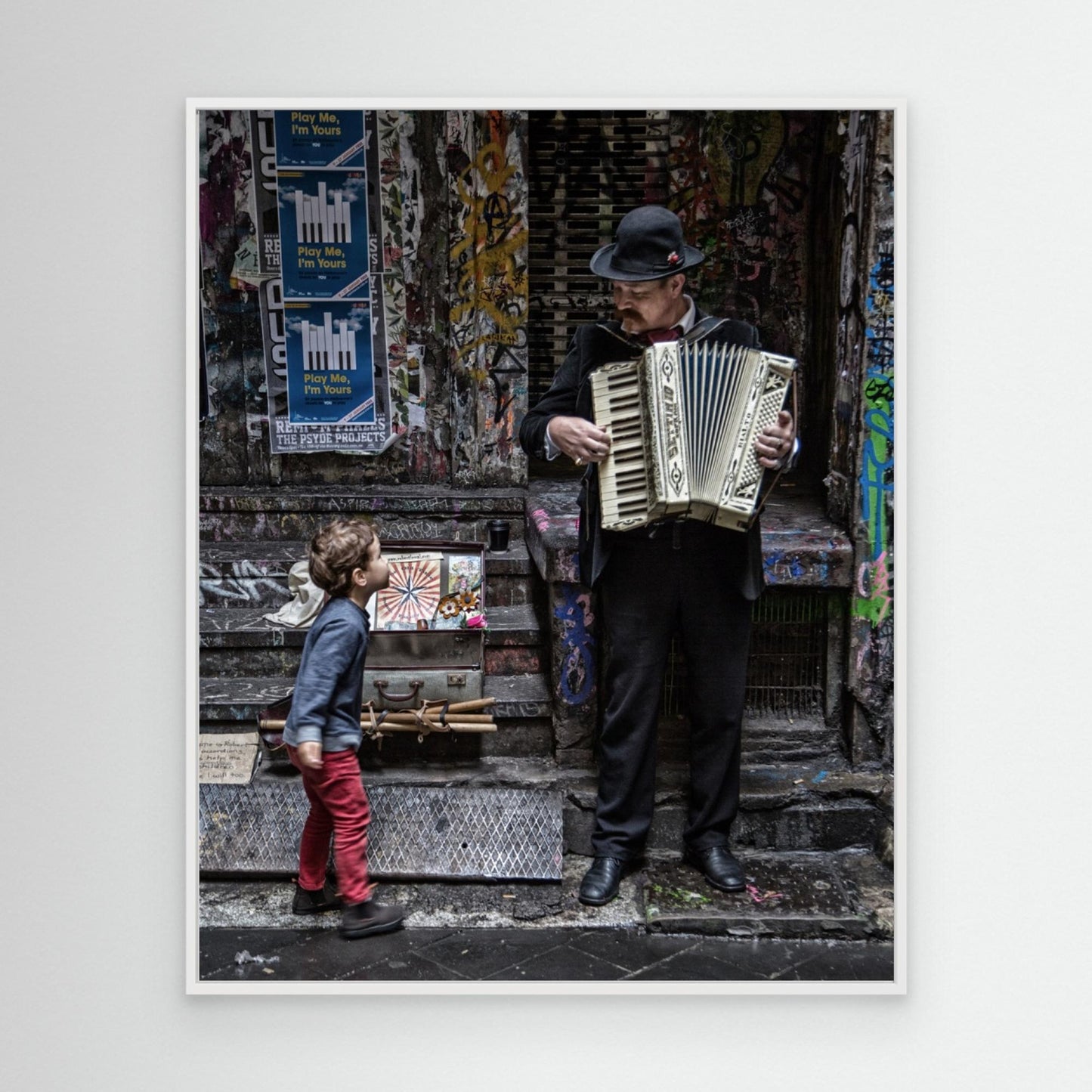 The Busker And The Boy by Vince Russell