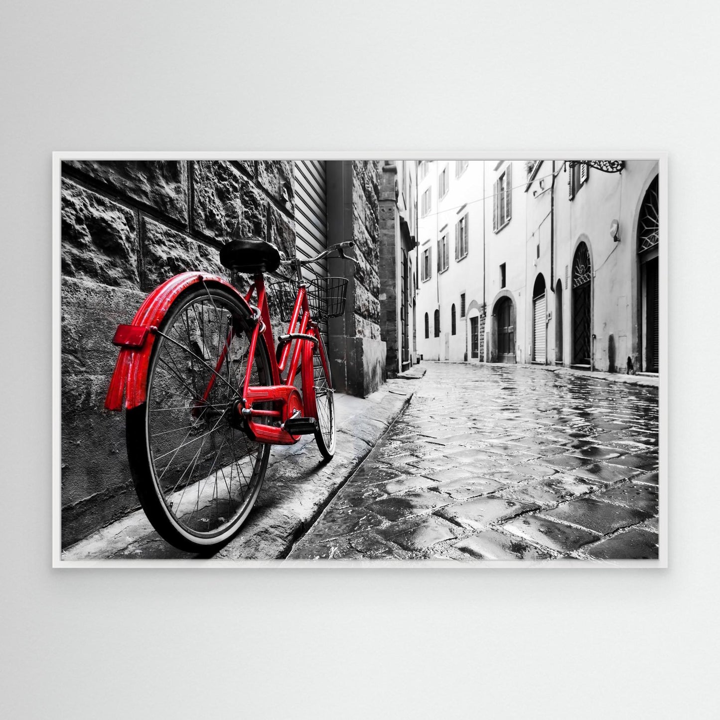 Red bicycle