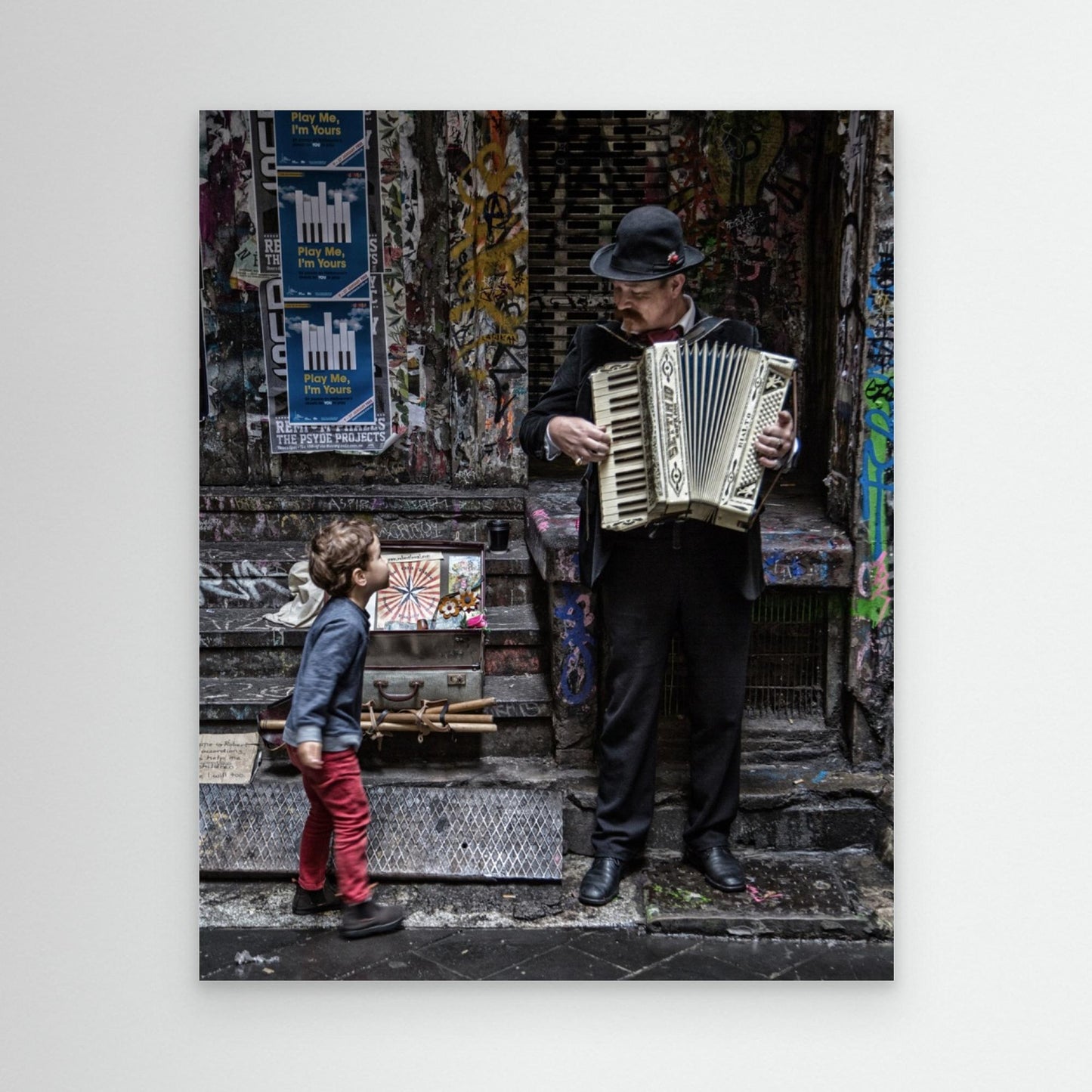 The Busker And The Boy by Vince Russell